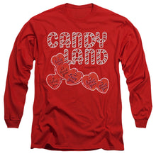 Load image into Gallery viewer, Candy Land I Love You Mens Long Sleeve Shirt Red Officially Licensed
