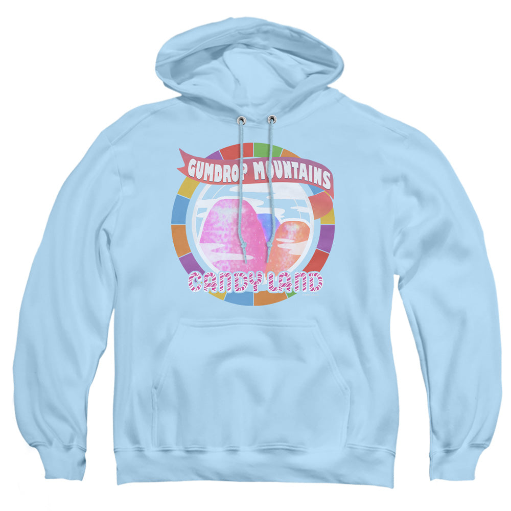 Candy Land Gumdrop Mountains Mens Hoodie Light Blue