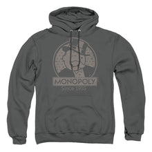 Load image into Gallery viewer, Monopoly Wink Mens Hoodie Charcoal
