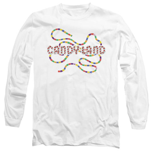 Candy Land Candy Land Board Mens Long Sleeve Shirt White Officially Licensed