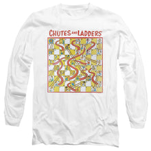 Load image into Gallery viewer, Chutes And Ladders 79 Game Board Mens Long Sleeve Shirt White Officially Licensed
