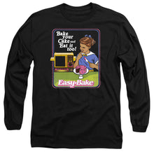 Load image into Gallery viewer, Easy Bake Oven Bake Your Cake Mens Long Sleeve Shirt Black Officially Licensed
