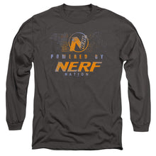 Load image into Gallery viewer, Nerf Powered By Nerf Nation Mens Long Sleeve Shirt Charcoal

