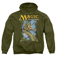 Load image into Gallery viewer, Magic The Gathering Mirage Deck Art Mens Hoodie Military Green
