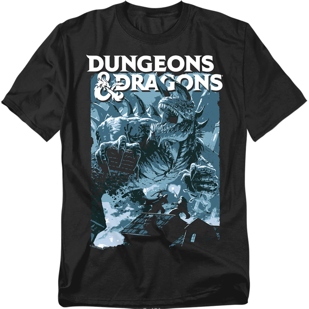 Dungeons And Dragons Tarrasque Mens T Shirt Black