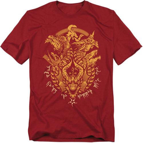 Dungeons And Dragons Tryanny Of Dragons Mens T Shirt Cardinal