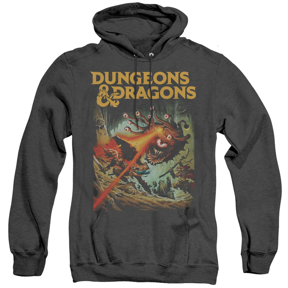 Dungeons And Dragons Beholder Strike Heather Mens Hoodie Black