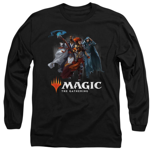 Magic The Gathering Planeswalkers Mens Long Sleeve Shirt Black