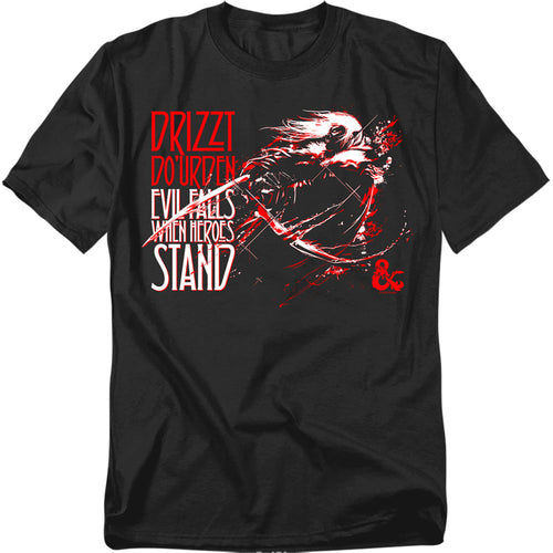 Dungeons And Dragons Evil Falls Mens T Shirt Black