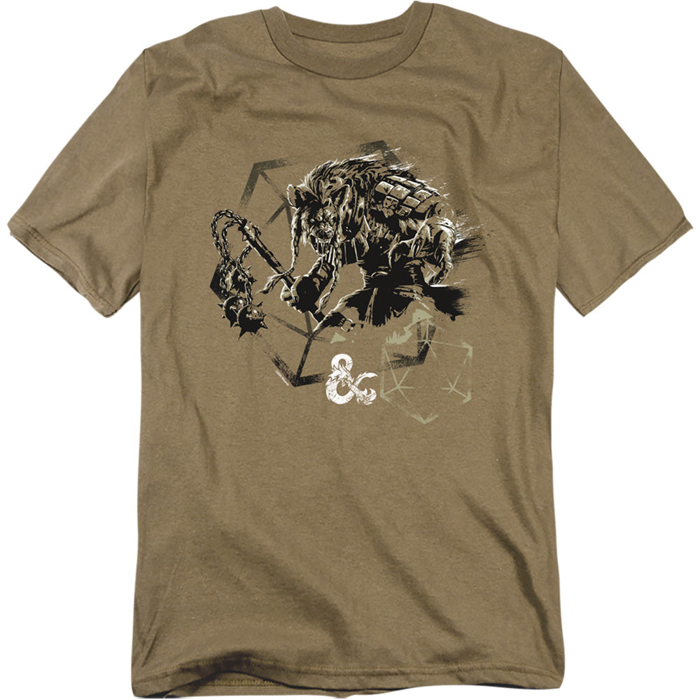 Dungeons And Dragons Im On A Gnoll Mens T Shirt Safari Green