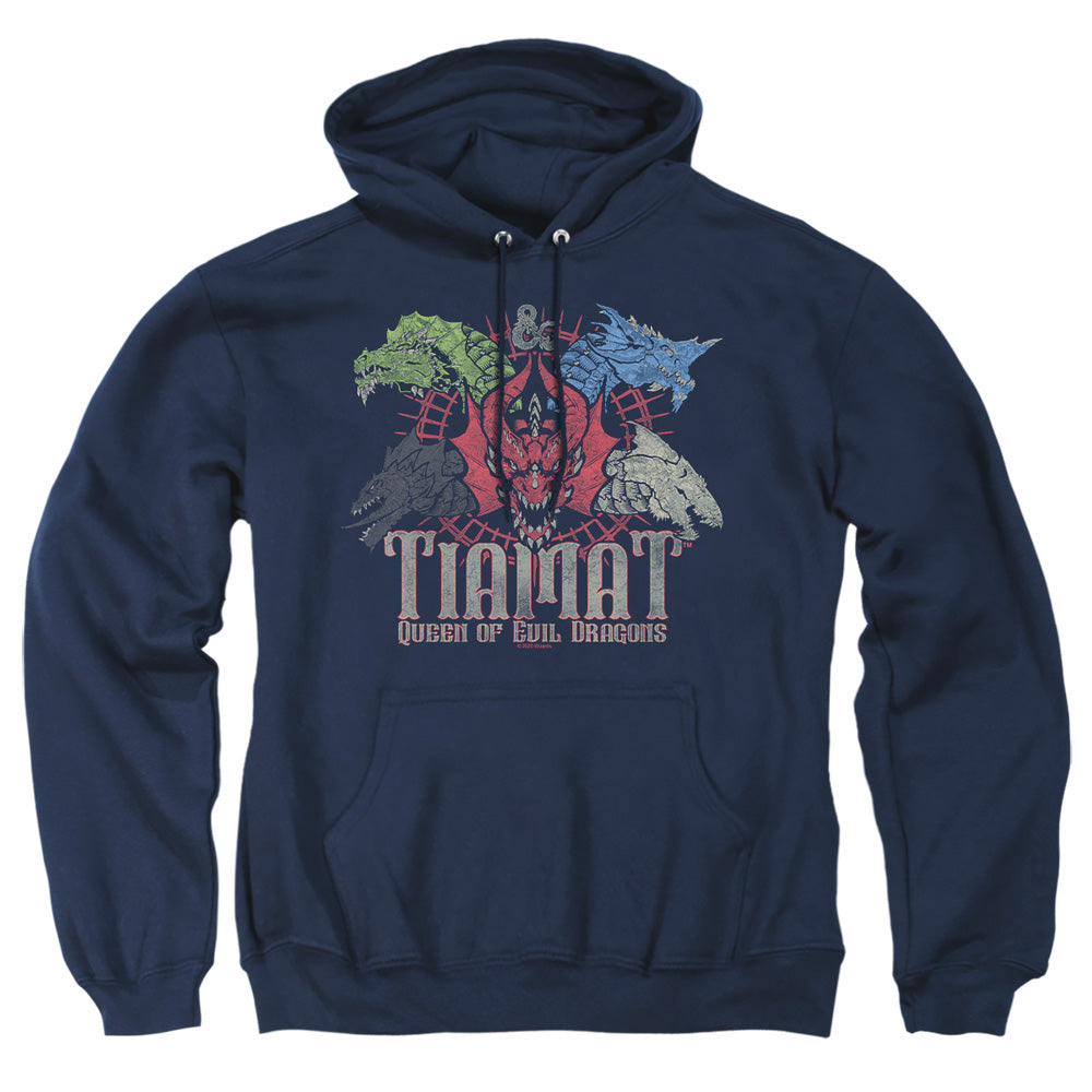 Dungeons And Dragons Tiamat Queen Of Evil Mens Hoodie Navy