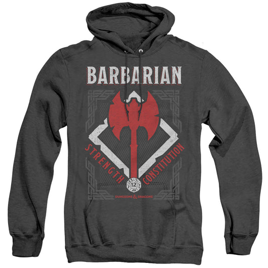 Dungeons And Dragons Barbarian Heather Mens Hoodie Black