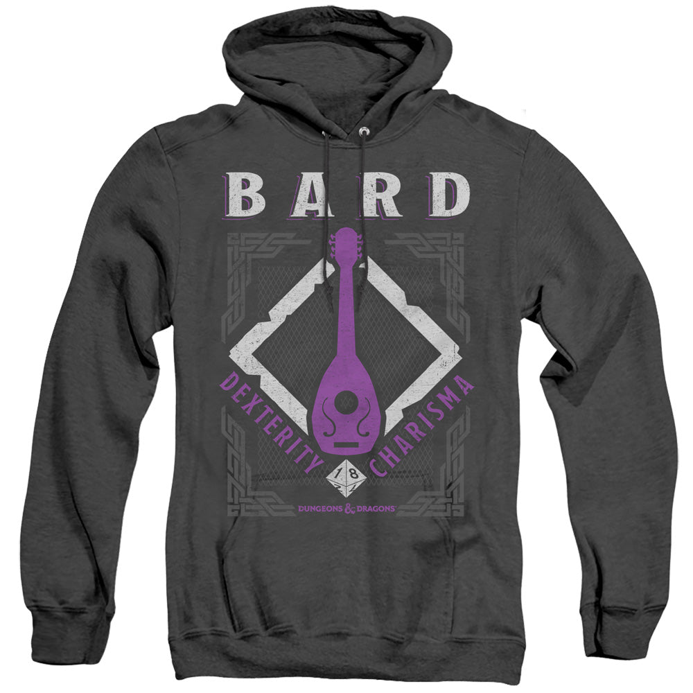 Dungeons And Dragons Bard Heather Mens Hoodie Black