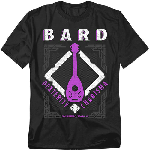 Dungeons And Dragons Bard Mens T Shirt Black
