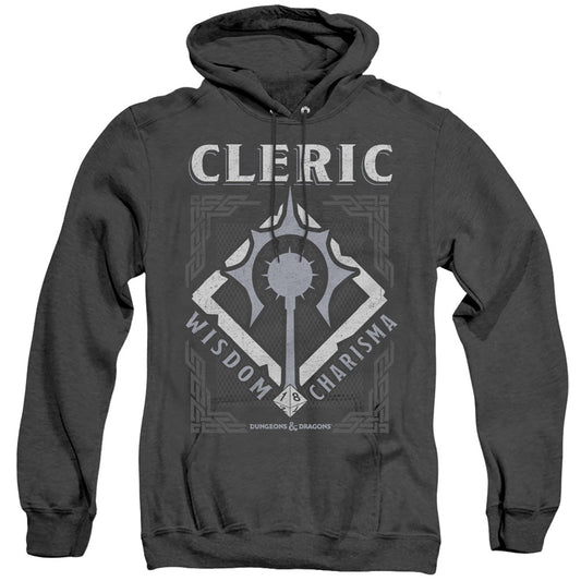 Dungeons And Dragons Cleric Heather Mens Hoodie Black