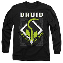 Load image into Gallery viewer, Dungeons And Dragons Druid Mens Long Sleeve Shirt Black Officially Licensed
