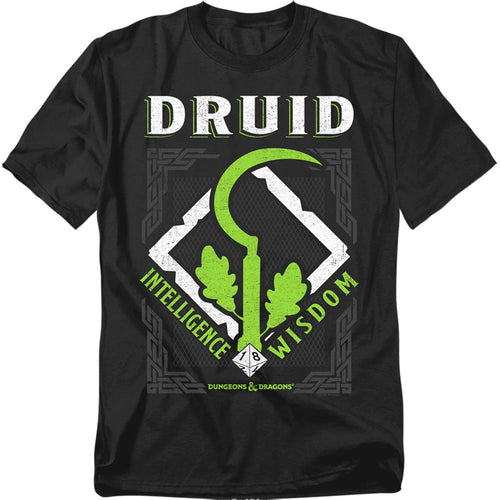 Dungeons And Dragons Druid Mens T Shirt Black