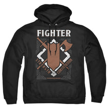 Load image into Gallery viewer, Dungeons And Dragons Fighter Mens Hoodie Black
