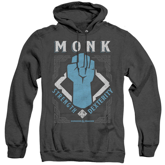 Dungeons And Dragons Monk Heather Mens Hoodie Black