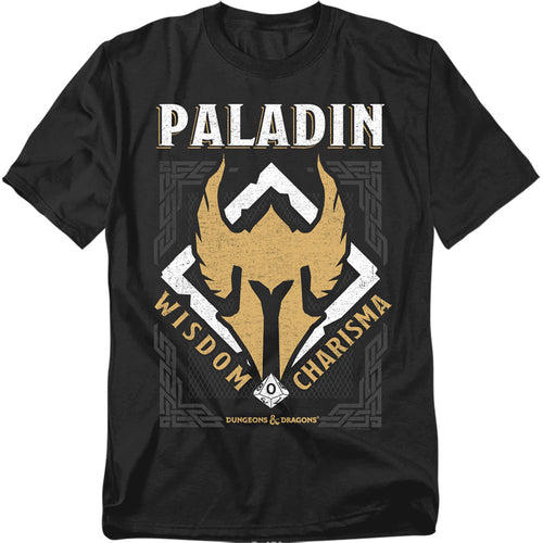 Dungeons And Dragons Paladin Mens T Shirt Black