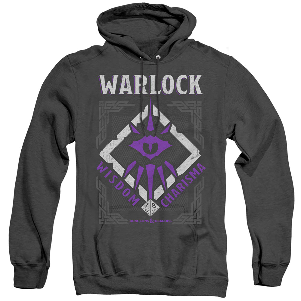 Dungeons And Dragons Warlock Heather Mens Hoodie Black