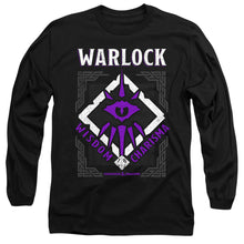 Load image into Gallery viewer, Dungeons And Dragons Warlock Mens Long Sleeve Shirt Black Officially Licensed
