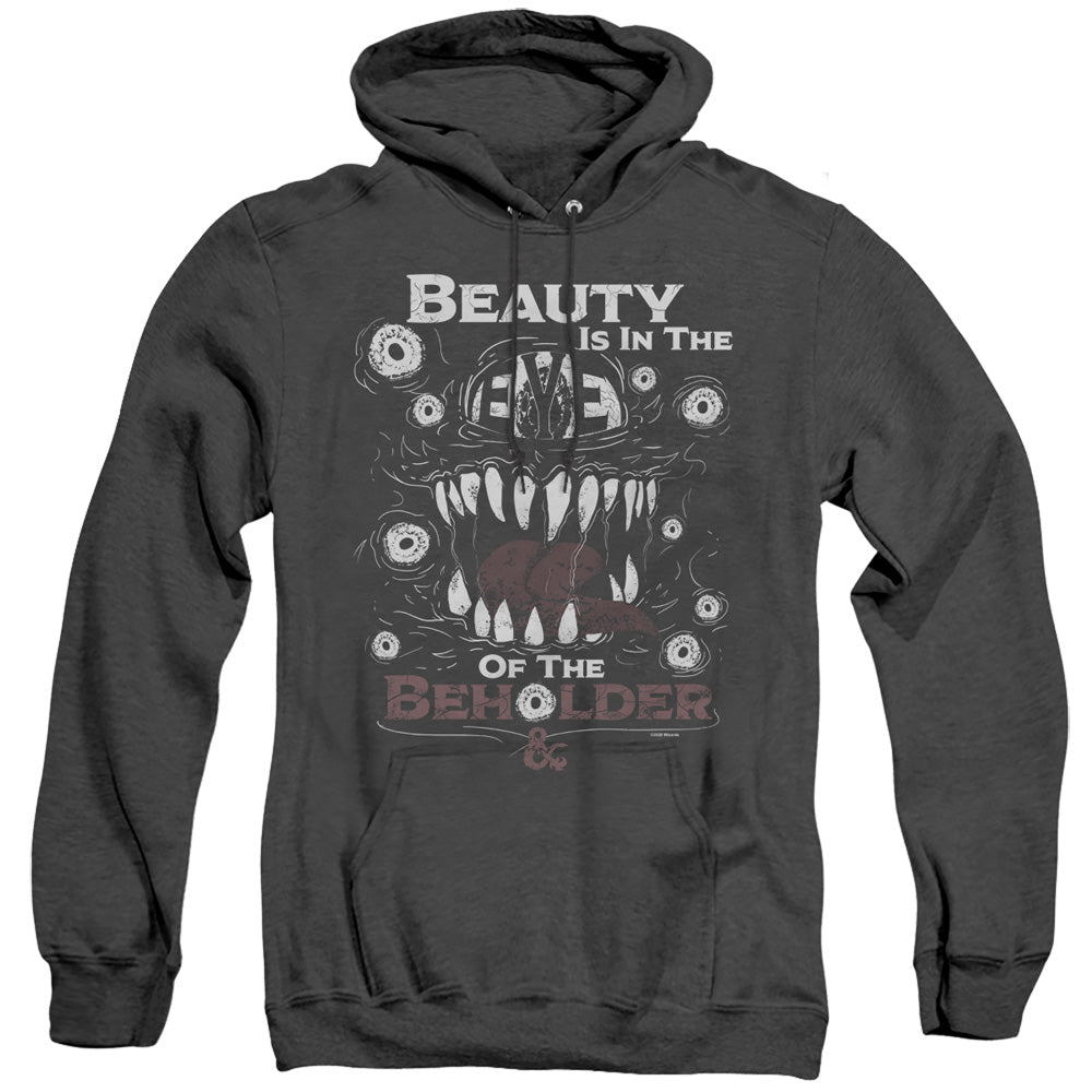 Dungeons And Dragons Eye Of The Beholder Heather Mens Hoodie Black