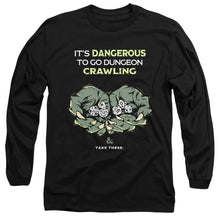 Load image into Gallery viewer, Dungeons And Dragons Dangerous To Go Alone Mens Long Sleeve Shirt Black Officially Licensed

