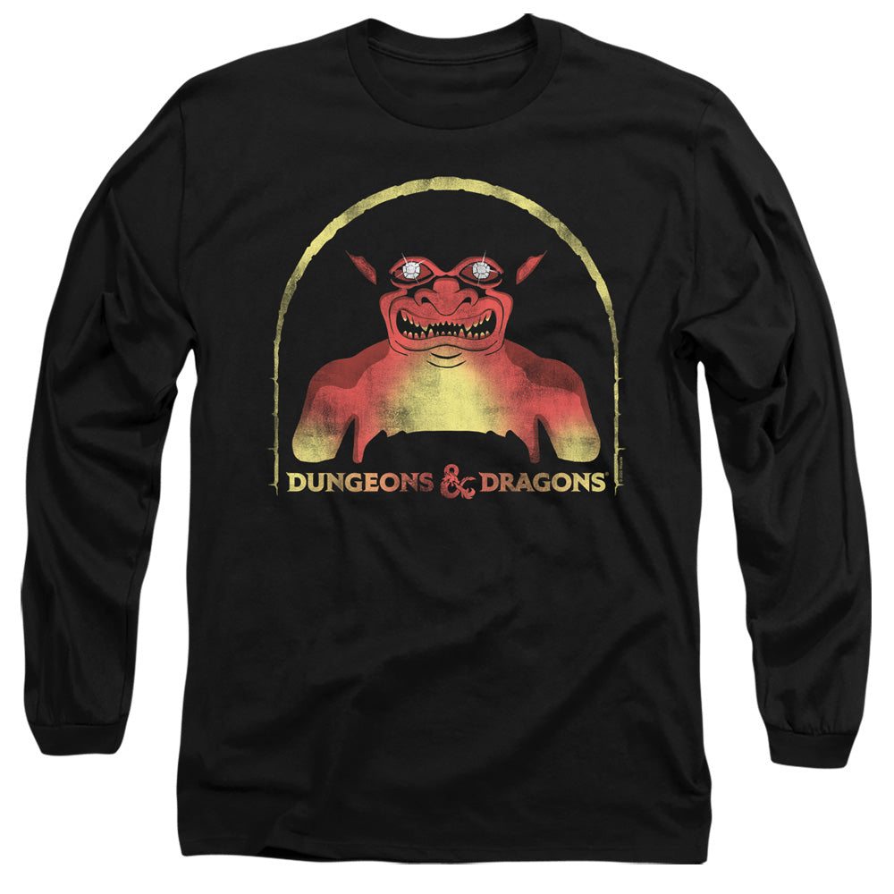 Dungeons And Dragons Old School Mens Long Sleeve Shirt Black Officially Licensed