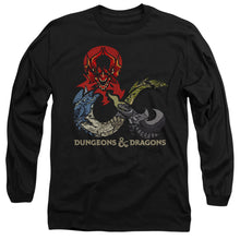 Load image into Gallery viewer, Dungeons And Dragons Dragons In Dragons Mens Long Sleeve Shirt Black Officially Licensed
