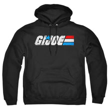 Load image into Gallery viewer, G.I. Joe Distressed Logo Mens Hoodie Black
