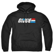Load image into Gallery viewer, G.I. Joe Distressed Logo Mens Hoodie Black
