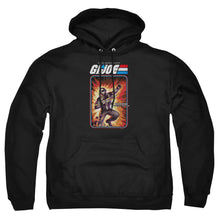 Load image into Gallery viewer, G.I. Joe Snake Eyes Card Mens Hoodie Black
