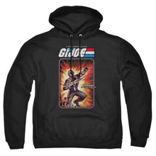 Load image into Gallery viewer, G.I. Joe Snake Eyes Card Mens Hoodie Black
