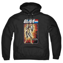 Load image into Gallery viewer, G.I. Joe Scarlett Card Mens Hoodie Black
