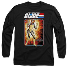 Load image into Gallery viewer, G.I. Joe Scarlett Card Mens Long Sleeve Shirt Black Officially Licensed
