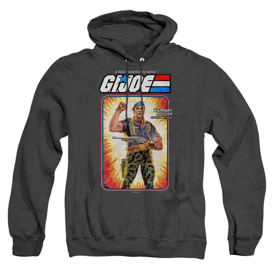 G.I. Joe Flint Card Heather Mens Hoodie Black