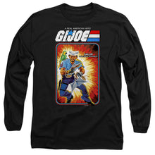 Load image into Gallery viewer, G.I. Joe Shipwreck Card Mens Long Sleeve Shirt Black Officially Licensed
