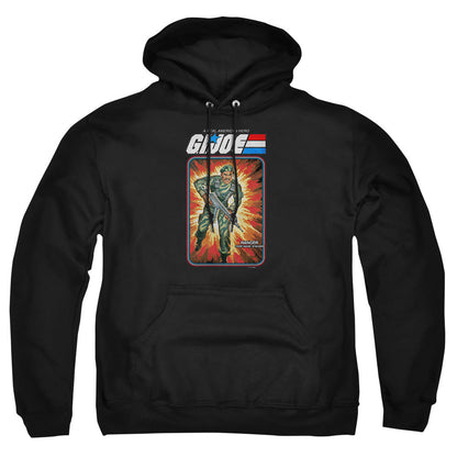 G.I. Joe Stalker Card Mens Hoodie Black