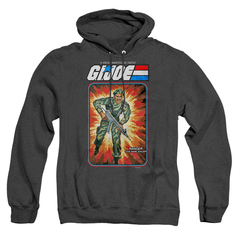G.I. Joe Stalker Card Heather Mens Hoodie Black