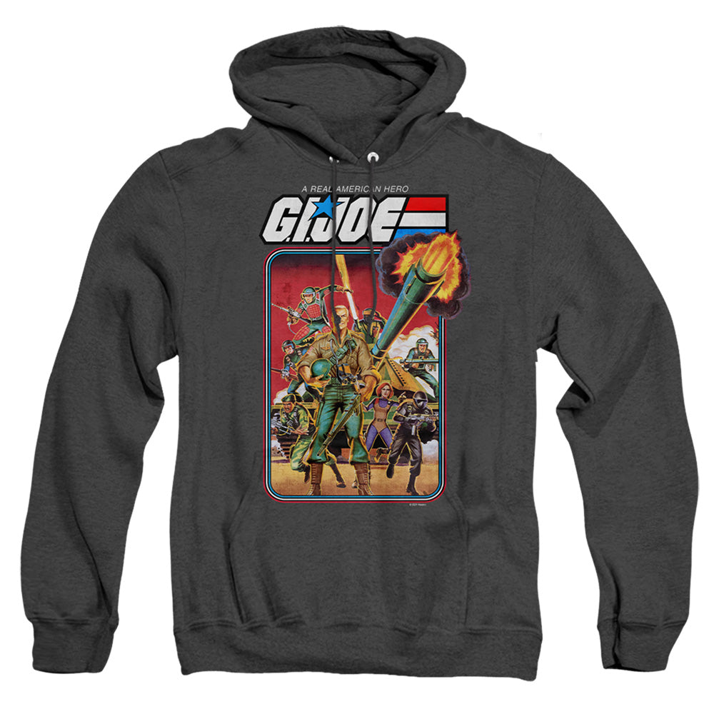 G.I. Joe Hero Group Heather Mens Hoodie Black