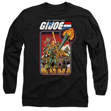 Load image into Gallery viewer, G.I. Joe Hero Group Mens Long Sleeve Shirt Black Officially Licensed
