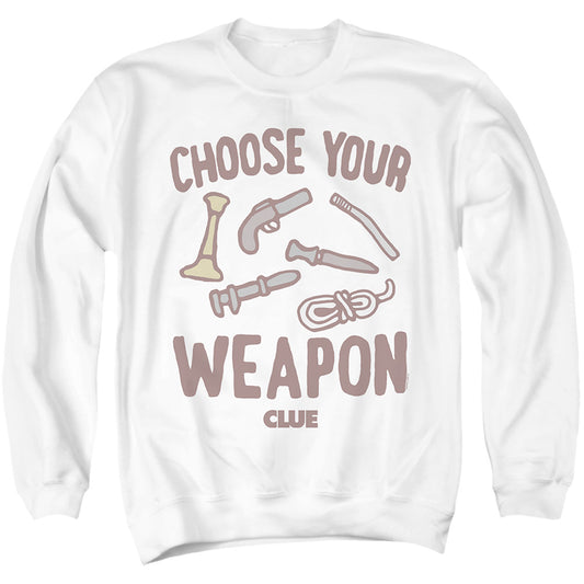 Hasbro The Colonel Mustard Mens Crewneck Sweatshirt White Officially Licensed