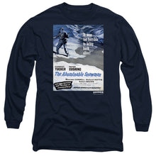 Load image into Gallery viewer, Hammer House Of Horror Snowman Mens Long Sleeve Shirt Navy Officially Licensed
