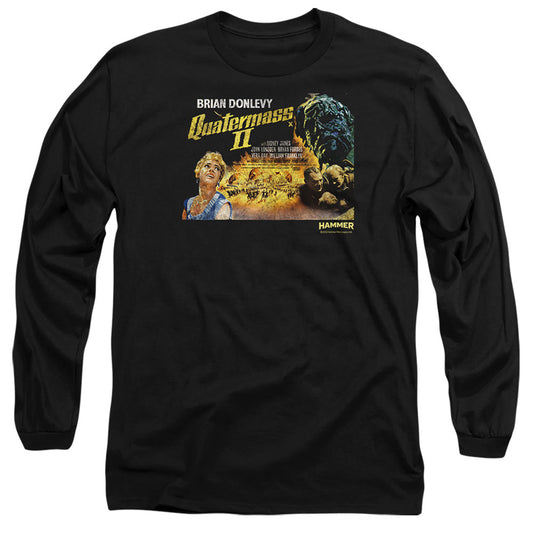 Hammer House Of Horror Quartermass Mens Long Sleeve Shirt Black Officially Licensed