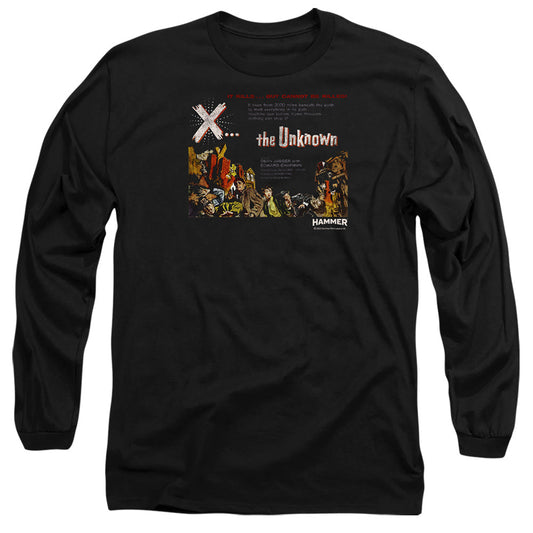 Hammer House Of Horror The Unkknown Mens Long Sleeve Shirt Black Officially Licensed
