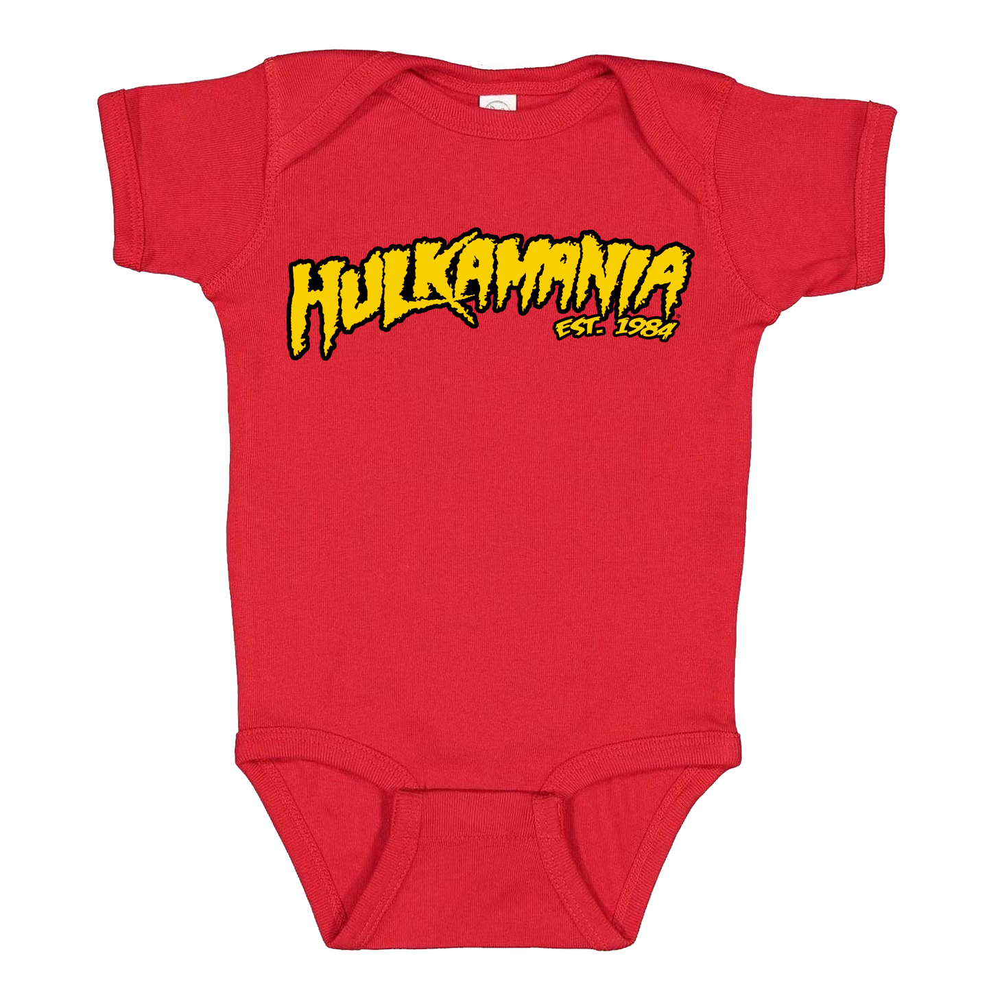 Hulk Hogan Hulkamania Infant Baby One Piece Romper Bodysuit Red