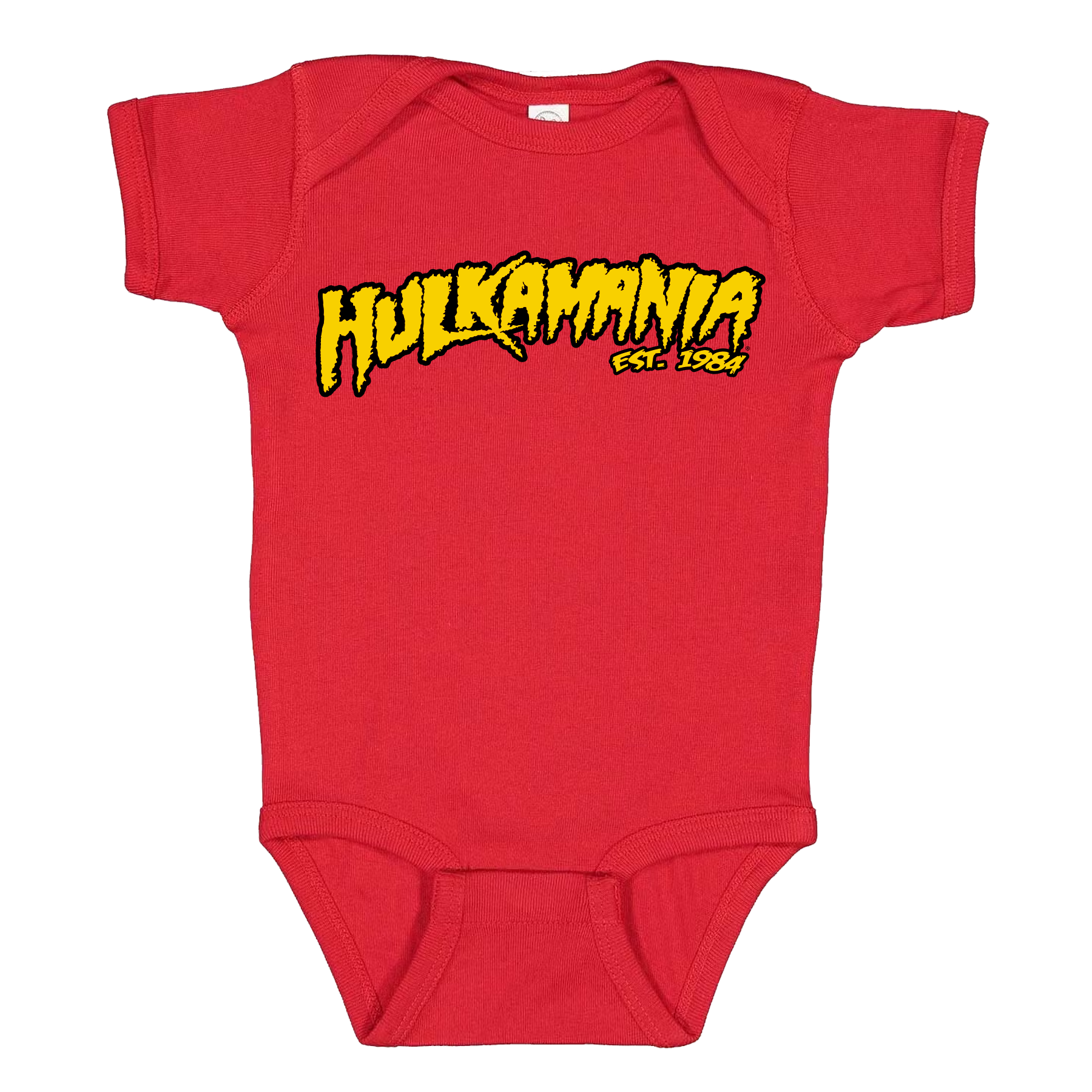Hulk Hogan Hulkamania Infant Baby One Piece Romper Bodysuit Red