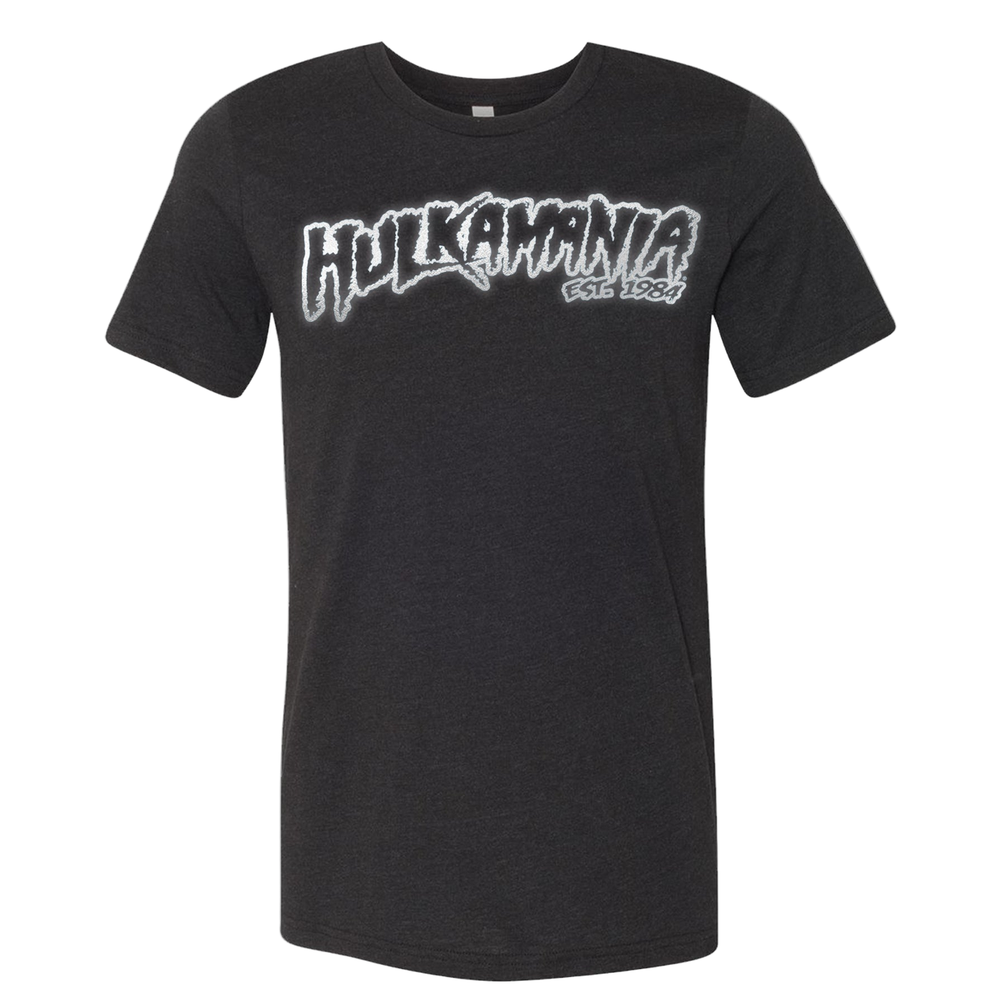 Hulk Hogan Black Reflective Hulkamania Est. 1984 Mens T Shirt