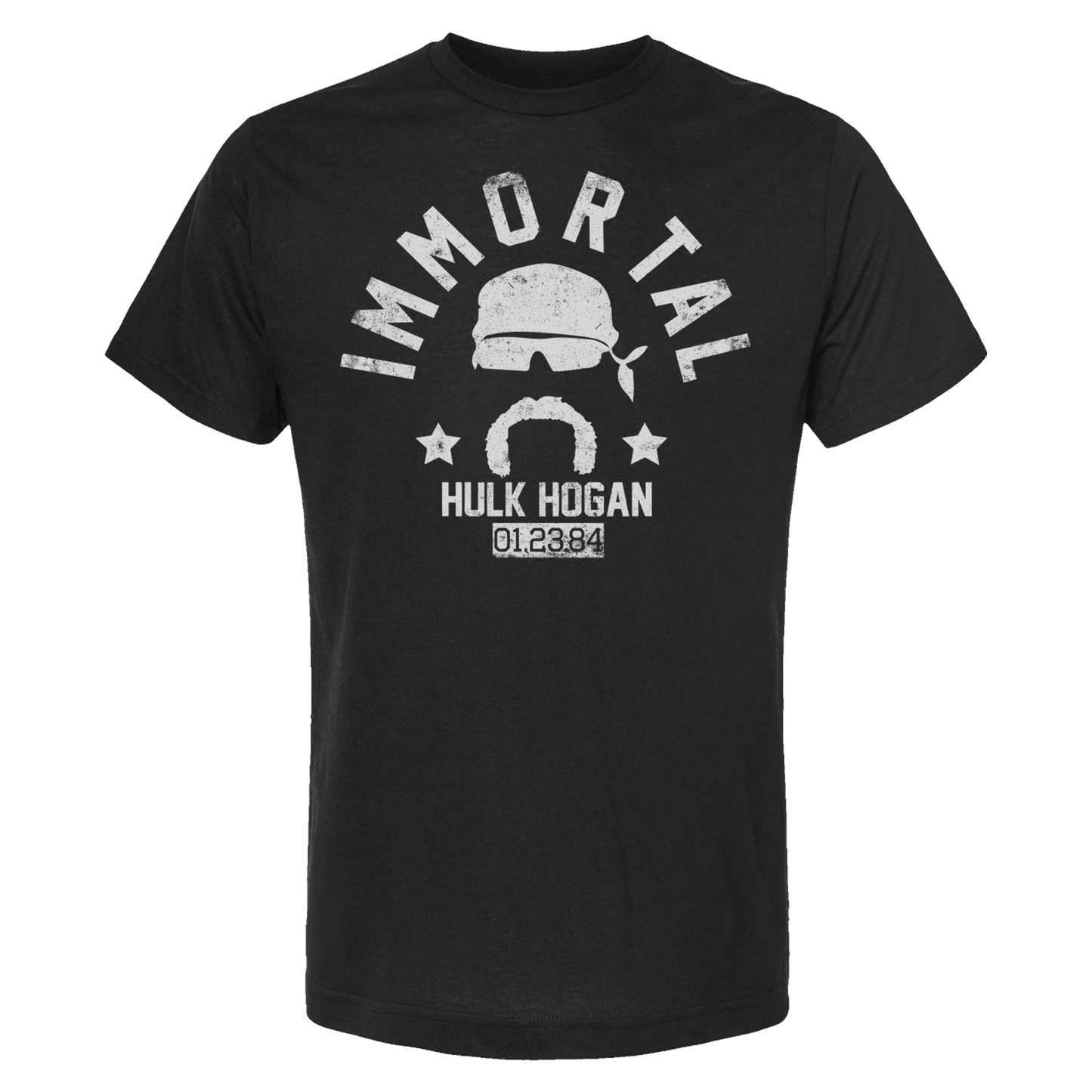 Hulk Hogan Immortal 01-23-84 Mens T Shirt Black